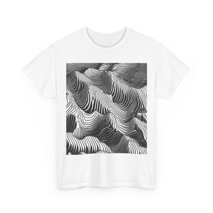 boostlete-field-day-pattern-topographic-isometric-0211 — Unisex Heavy Cotton Tee (Gildan 5000)