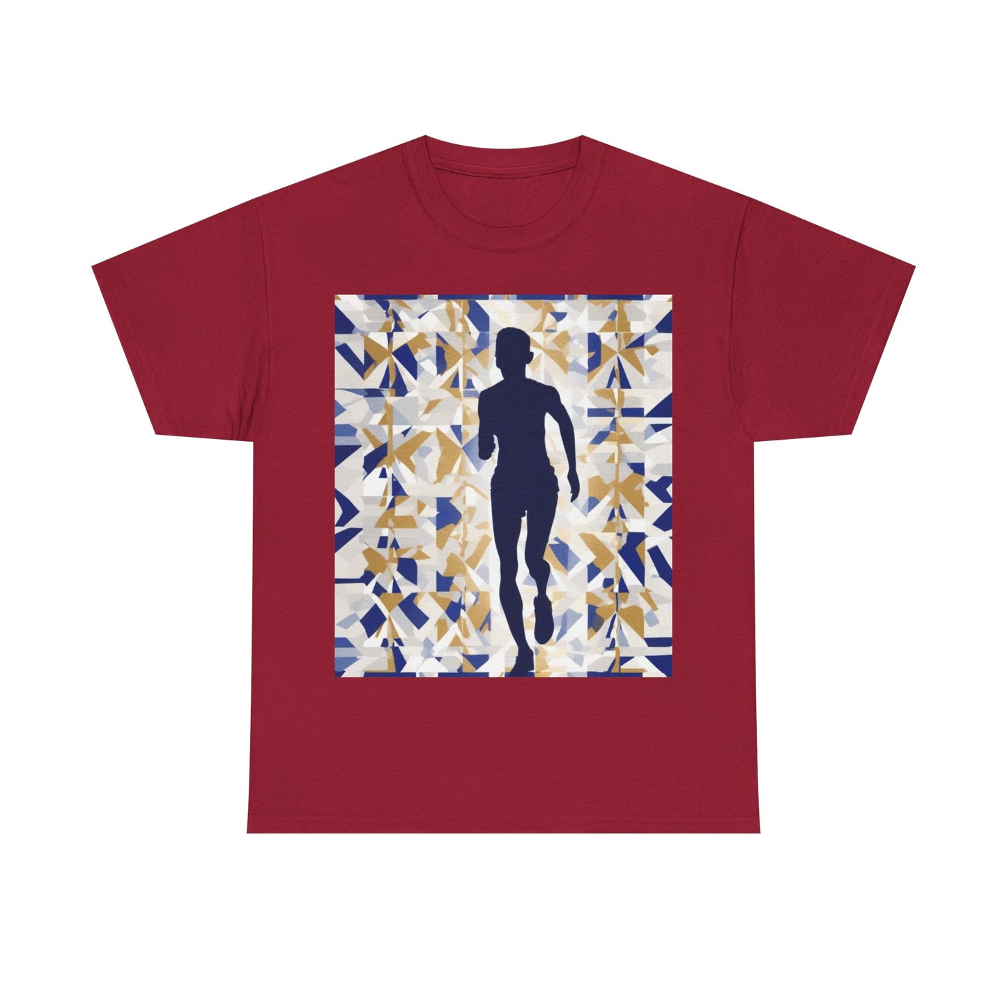 boostlete-recovery-progress-scene-marathoner-matte-geometric-0448 — Unisex Heavy Cotton Tee (Gildan 5000)