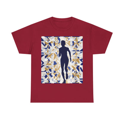 boostlete-recovery-progress-scene-marathoner-matte-geometric-0448 — Unisex Heavy Cotton Tee (Gildan 5000)