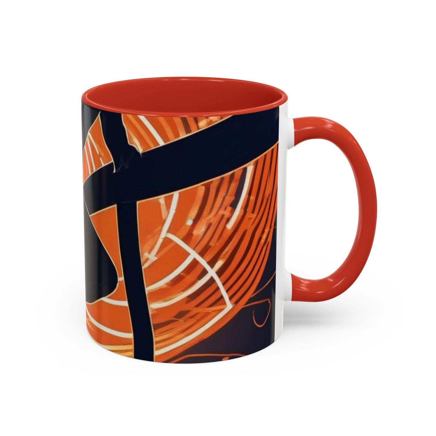 boostlete-iron-intent-scene-hurdler-neon-modern-0264 — Accent Mug 11oz/15oz