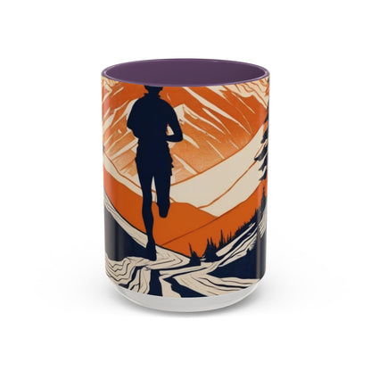 boostlete-iron-intent-scene-trail-glitch-badge-0100 — Accent Mug 11oz/15oz