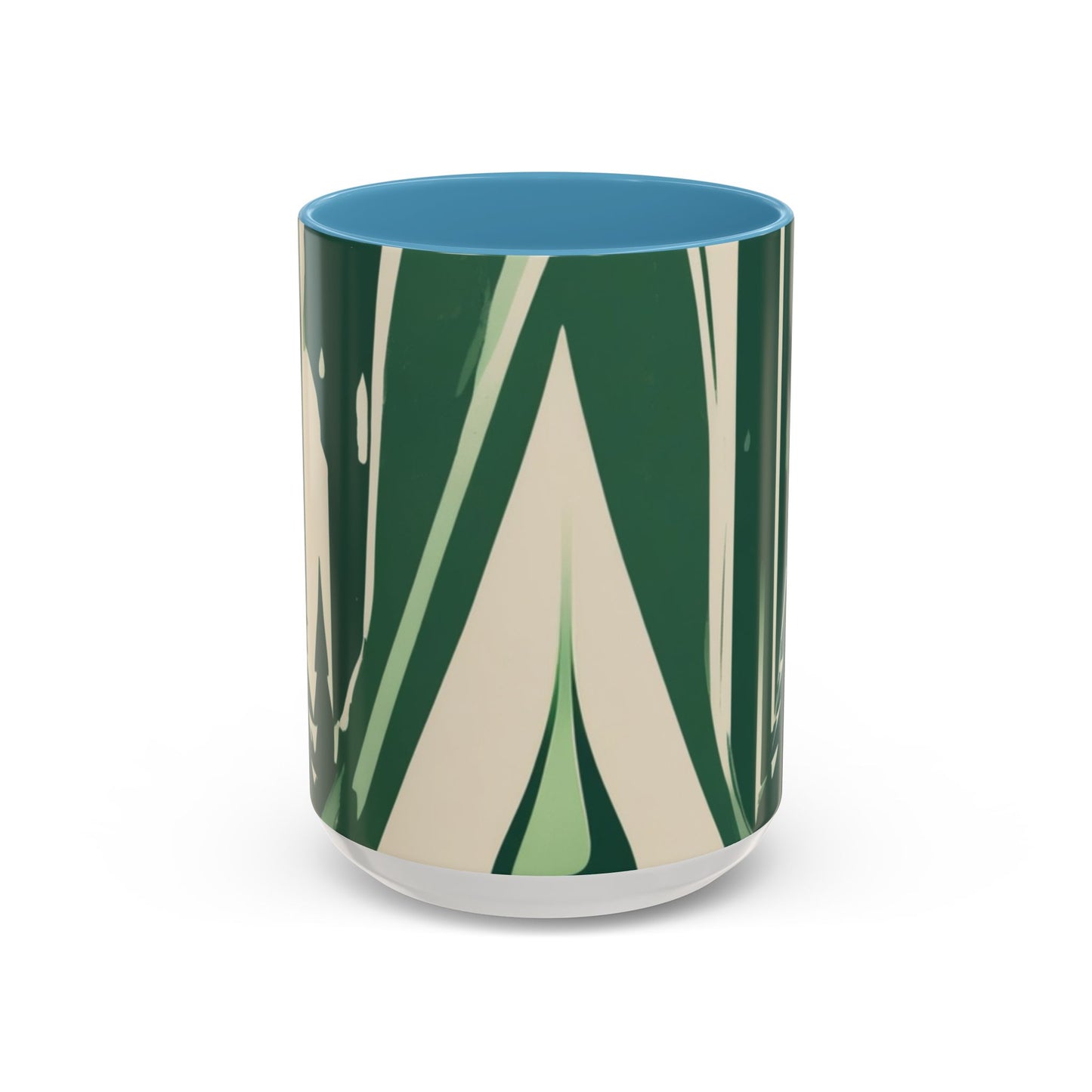 boostlete-quiet-power-icon-water-glitch-retro-0186 — Accent Mug 11oz/15oz
