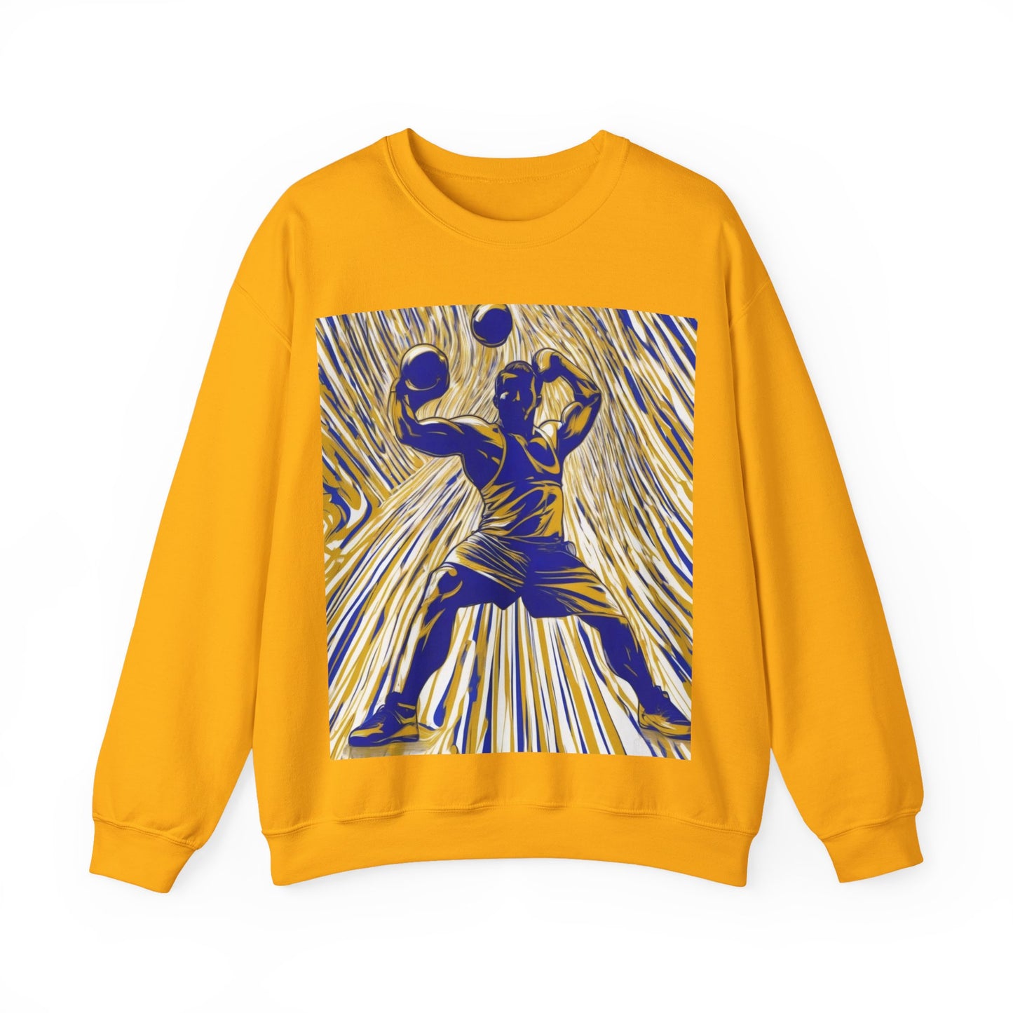 boostlete-rise-grind-scene-kettlebell-speed-engraved-0180 — Unisex Heavy Blend Crewneck Sweatshirt (Gildan)