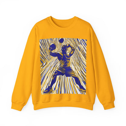 boostlete-rise-grind-scene-kettlebell-speed-engraved-0180 — Unisex Heavy Blend Crewneck Sweatshirt (Gildan)