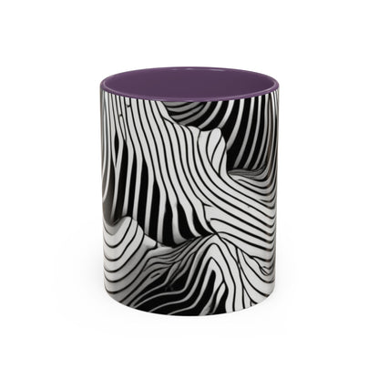 boostlete-field-day-pattern-topographic-isometric-0211 — Accent Mug 11oz/15oz