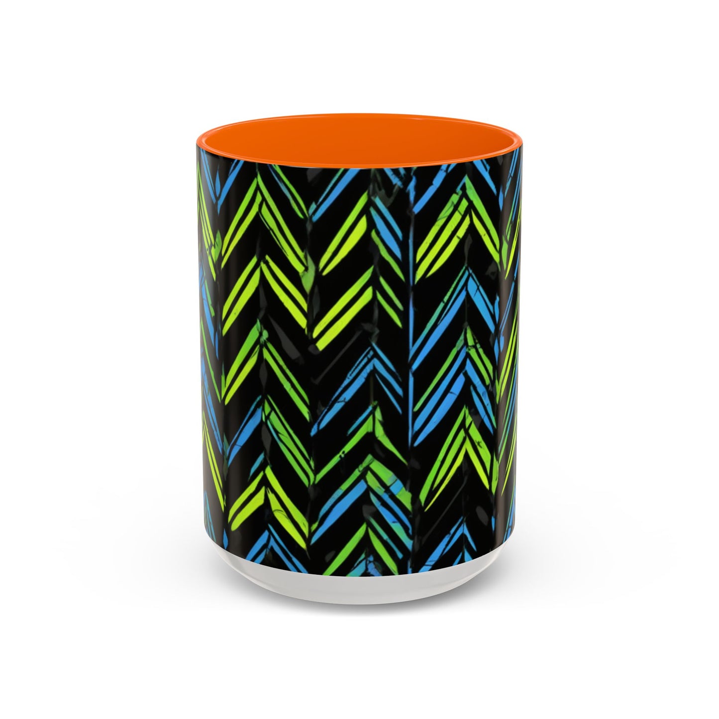 boostlete-mile-by-mile-pattern-chevron-monoline-0051 — Accent Mug 11oz/15oz