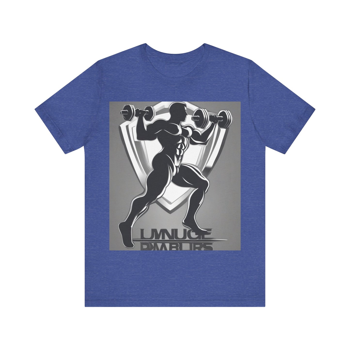 boostlete-mile-by-mile-scene-lunge-3d-athletic-0020 — Unisex Jersey Short Sleeve (B+C 3001)