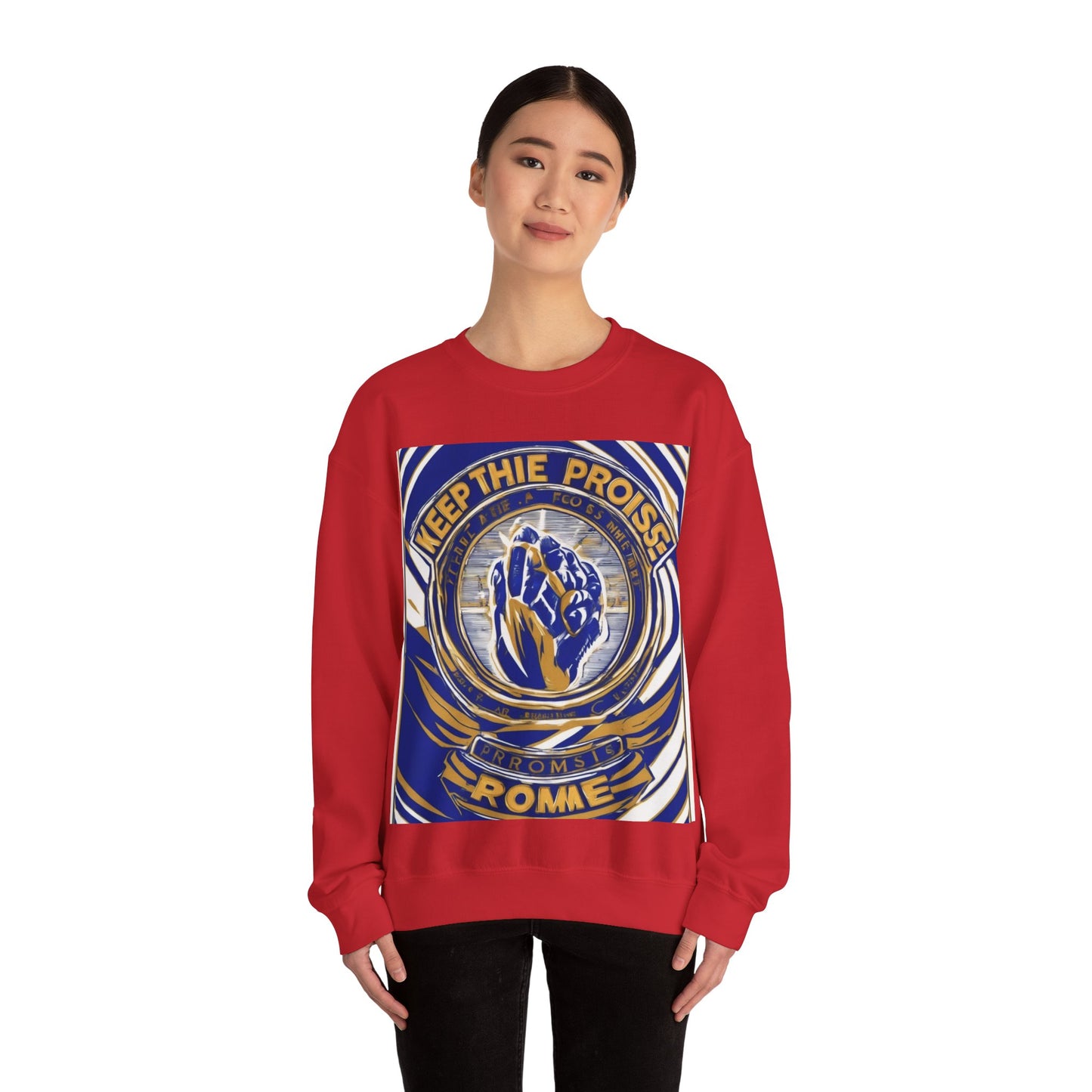 boostlete-pr-season-type-keep-the-promise-arc-athletic-0045 — Unisex Heavy Blend Crewneck Sweatshirt (Gildan)