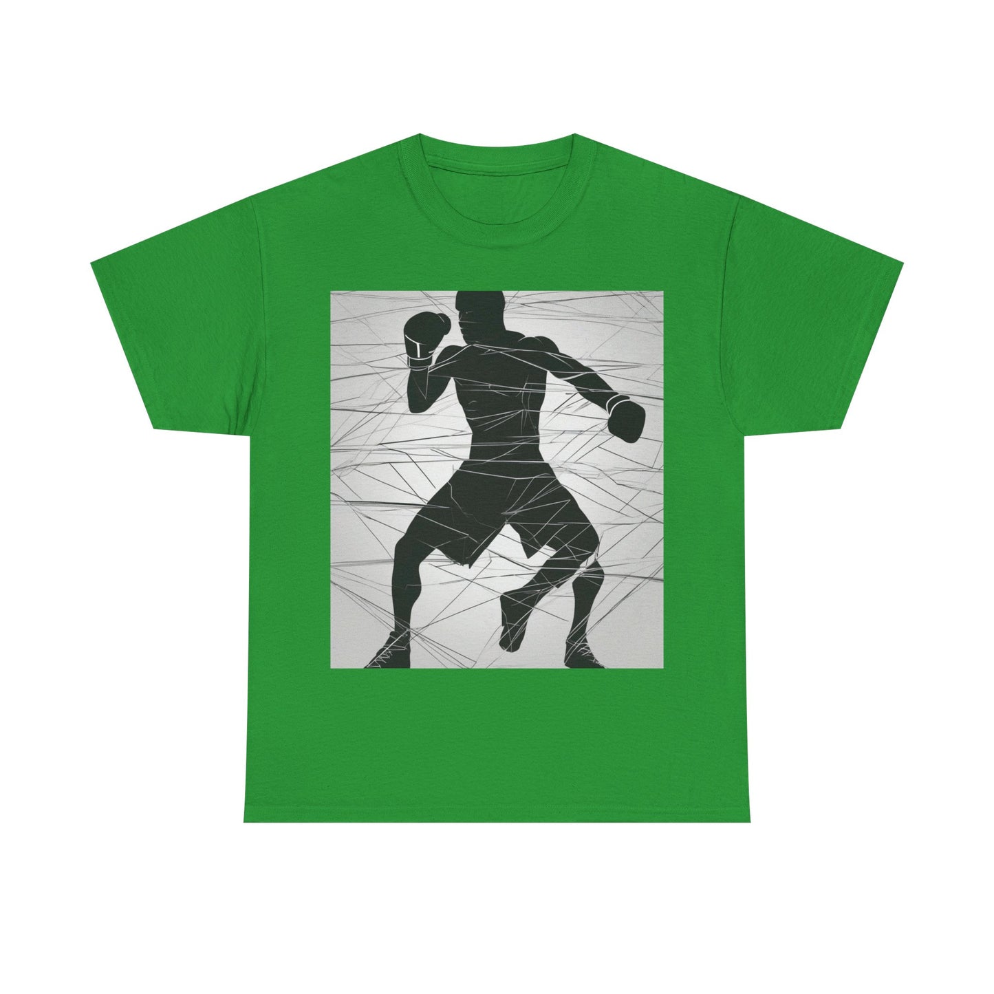 boostlete-mile-by-mile-scene-boxer-motion-geometric-0028 — Unisex Heavy Cotton Tee (Gildan 5000)