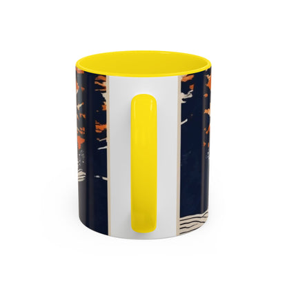 boostlete-iron-intent-scene-trail-glitch-badge-0100 — Accent Mug 11oz/15oz