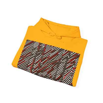 boostlete-field-day-pattern-diagonal-paper-0287 — Unisex Heavy Blend Hooded Sweatshirt (Gildan)