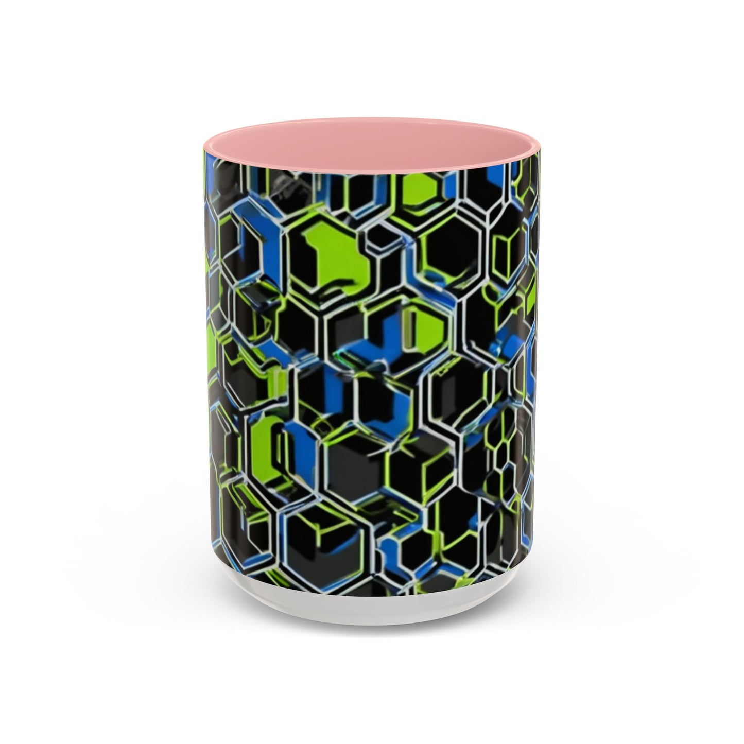 boostlete-recovery-progress-pattern-hex-blueprint-0007 — Accent Mug 11oz/15oz