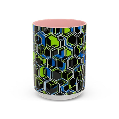 boostlete-recovery-progress-pattern-hex-blueprint-0007 — Accent Mug 11oz/15oz