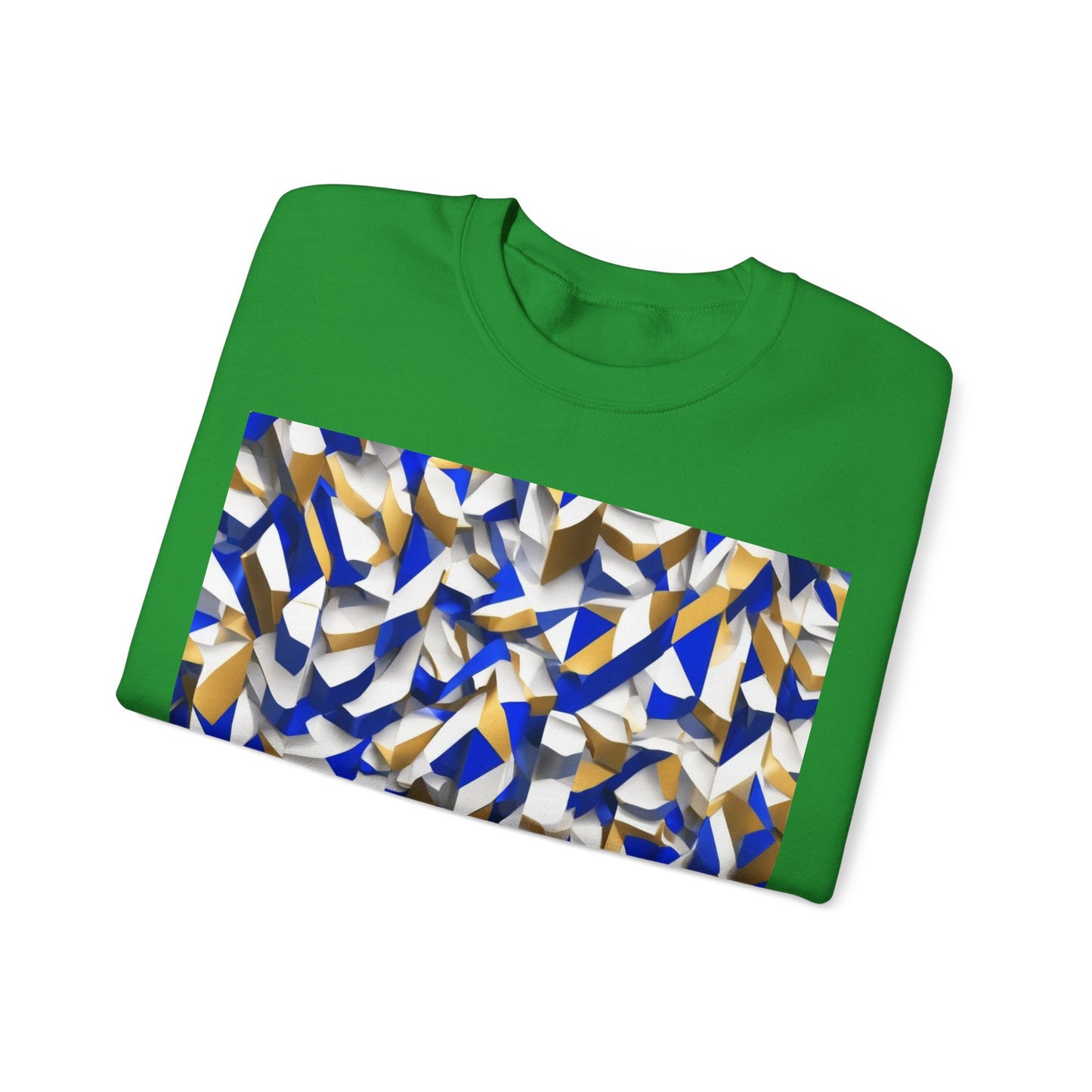 boostlete-boost-mode-type-charge-ahead-vertical-isometric-0221 — Unisex Heavy Blend Crewneck Sweatshirt (Gildan)