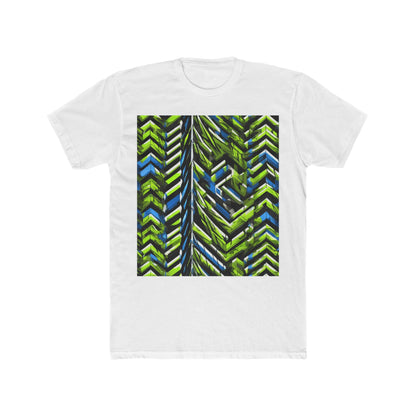 boostlete-rise-grind-pattern-chevron-isometric-0195 — Unisex Cotton Crew Tee (NL 3600)