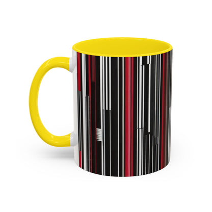 boostlete-am-crew-pattern-barcode-athletic-0911 — Accent Mug 11/15oz