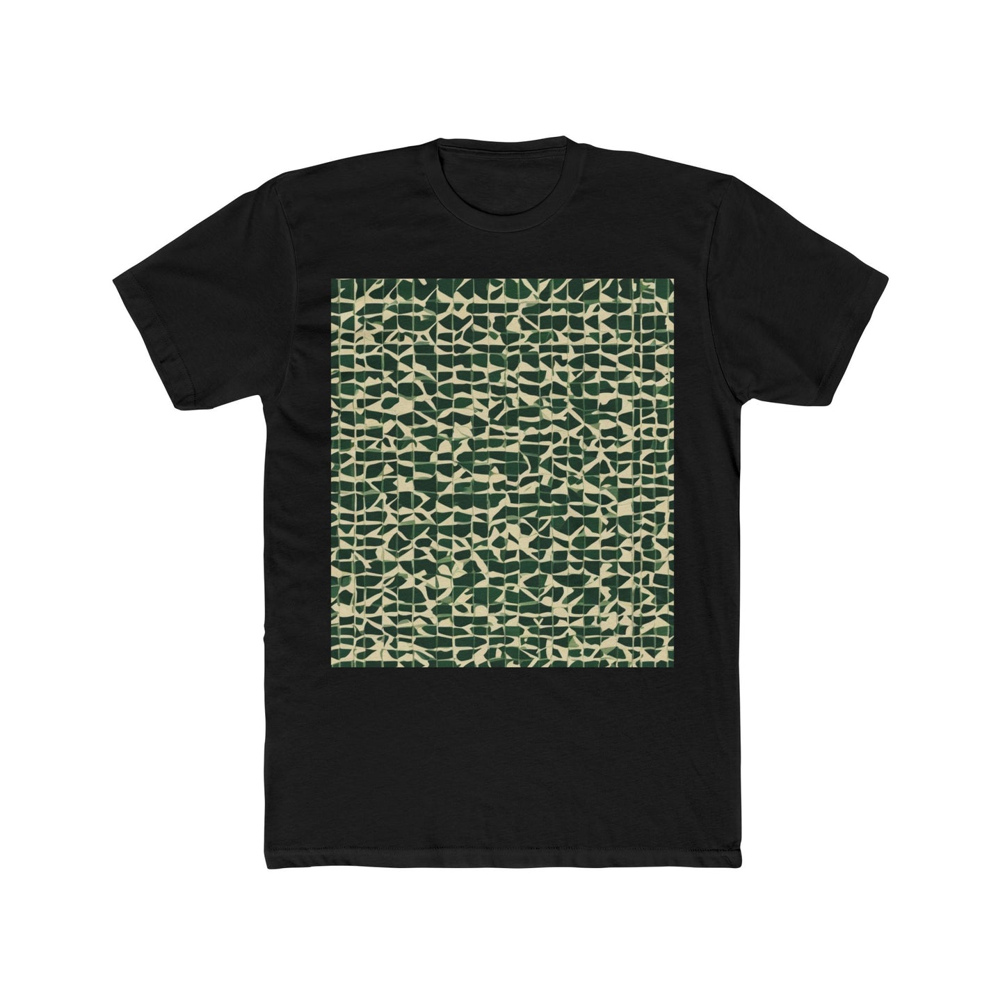 boostlete-iron-intent-pattern-plate-number-isometric-0099 — Unisex Cotton Crew Tee (NL 3600)
