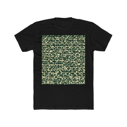boostlete-iron-intent-pattern-plate-number-isometric-0099 — Unisex Cotton Crew Tee (NL 3600)