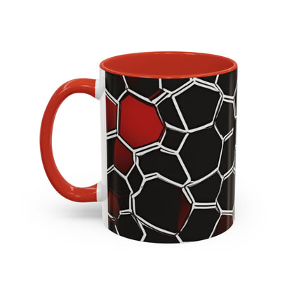 boostlete-quiet-power-pattern-hex-vector-0039 — Accent Mug 11/15oz