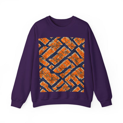 boostlete-boost-mode-pattern-plate-number-monoline-0571 — Unisex Heavy Blend Crewneck (G18000)