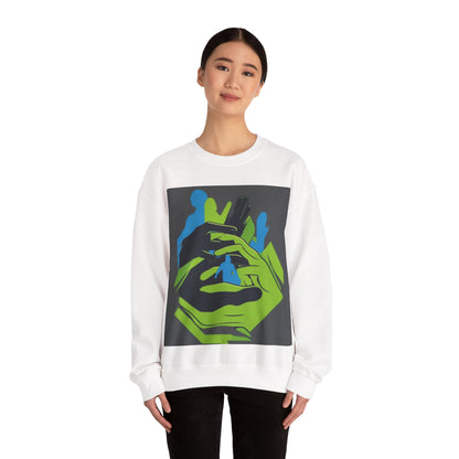 boostlete-mile-by-mile-scene-athlete-offset-modern-0824 — Unisex Heavy Blend Crewneck (G18000)