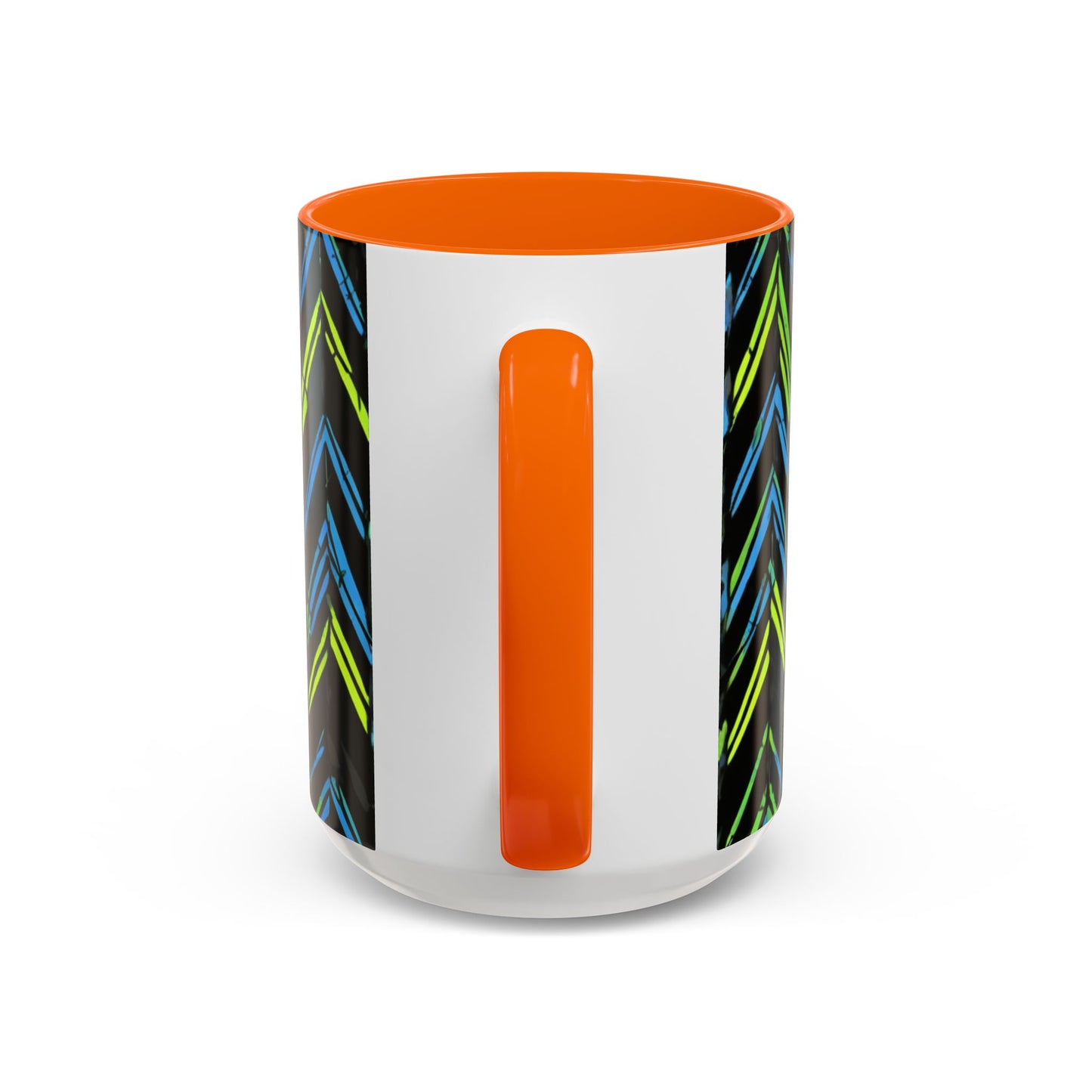 boostlete-mile-by-mile-pattern-chevron-monoline-0051 — Accent Mug 11oz/15oz