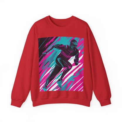 boostlete-mile-by-mile-scene-sprinter-motion-modern-0828 — Unisex Heavy Blend Crewneck (G18000)