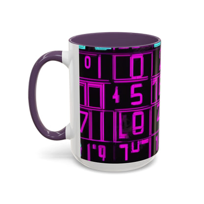 boostlete-iron-intent-pattern-plate-number-retro-0227 — Accent Mug 11oz/15oz