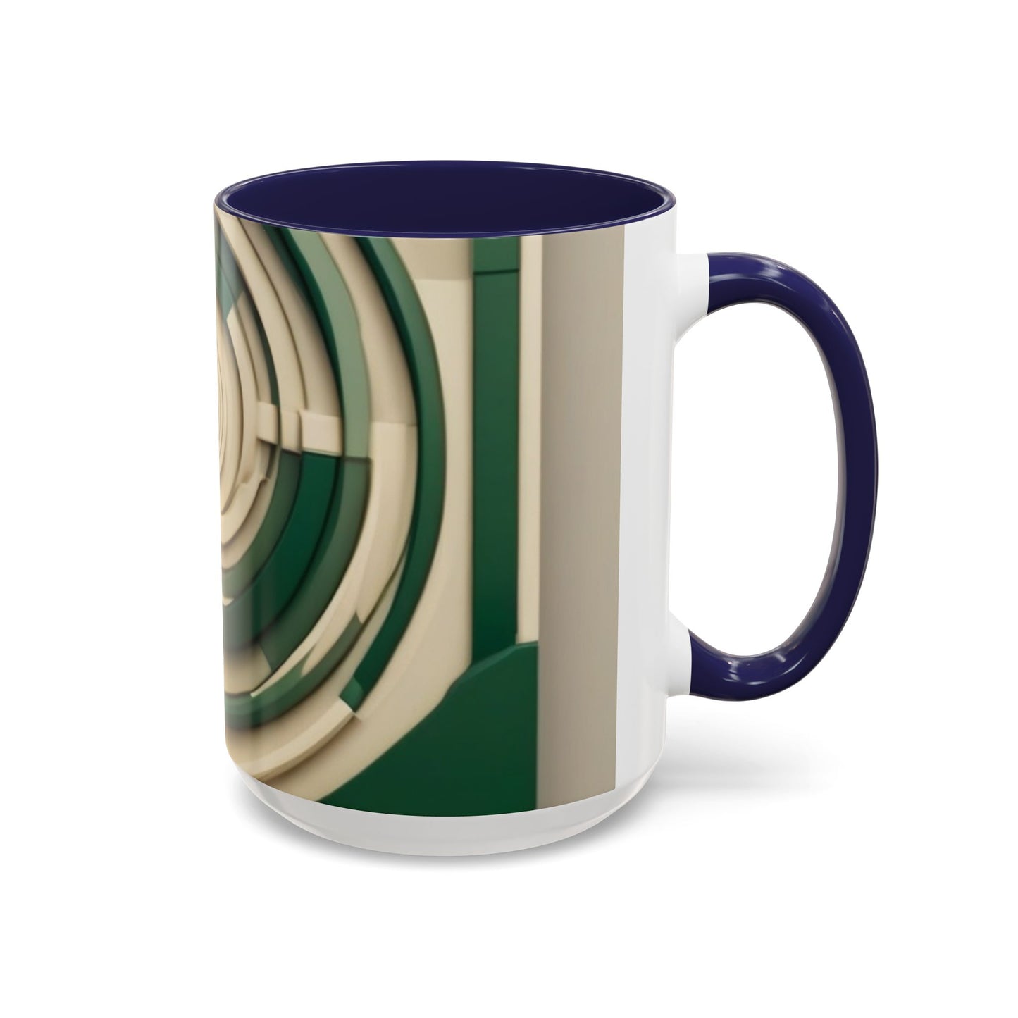 boostlete-mile-by-mile-icon-target-3d-modern-0306 — Accent Mug 11/15oz