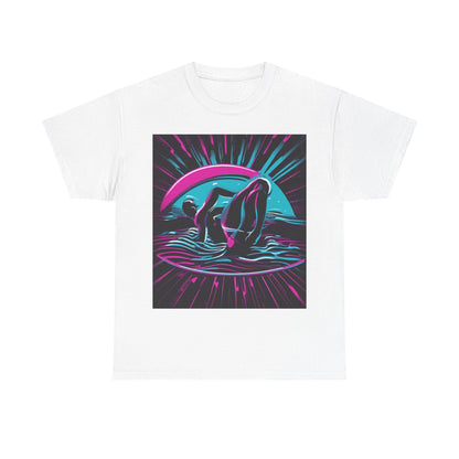 boostlete-pr-season-icon-swimmer-duotone-bold-0126 — Unisex Heavy Cotton Tee (Gildan 5000)