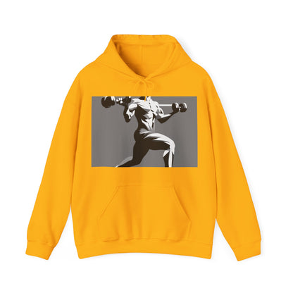 boostlete-pr-season-scene-lunge-speed-isometric-0316 — Unisex Heavy Blend Hoodie (G18500)