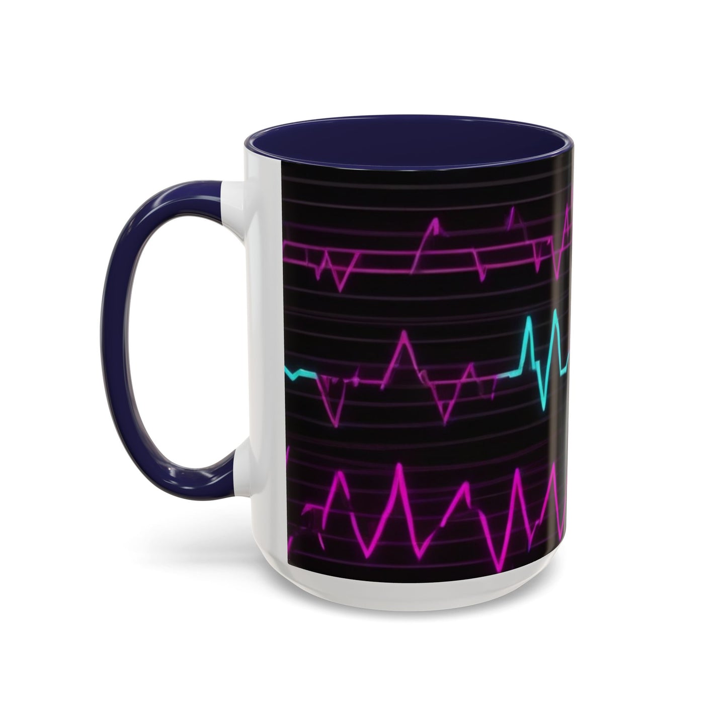 boostlete-boost-mode-pattern-ekg-modern-0111 — Accent Mug 11oz/15oz