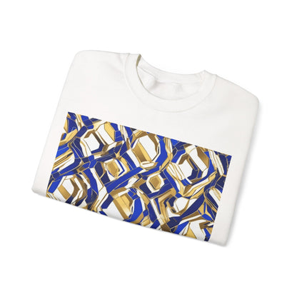 boostlete-boost-mode-pattern-hex-athletic-0611 — Unisex Heavy Blend Crewneck (G18000)