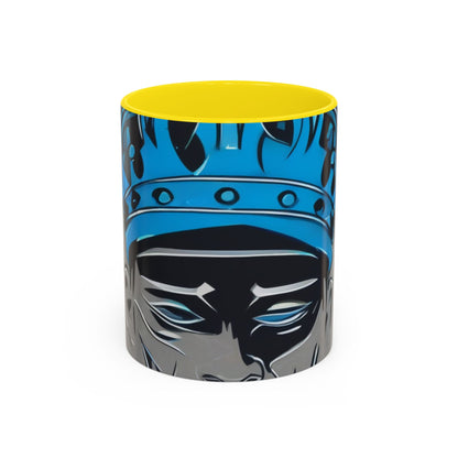 boostlete-am-crew-icon-crown-grainy-monoline-0022 — Accent Mug 11oz/15oz