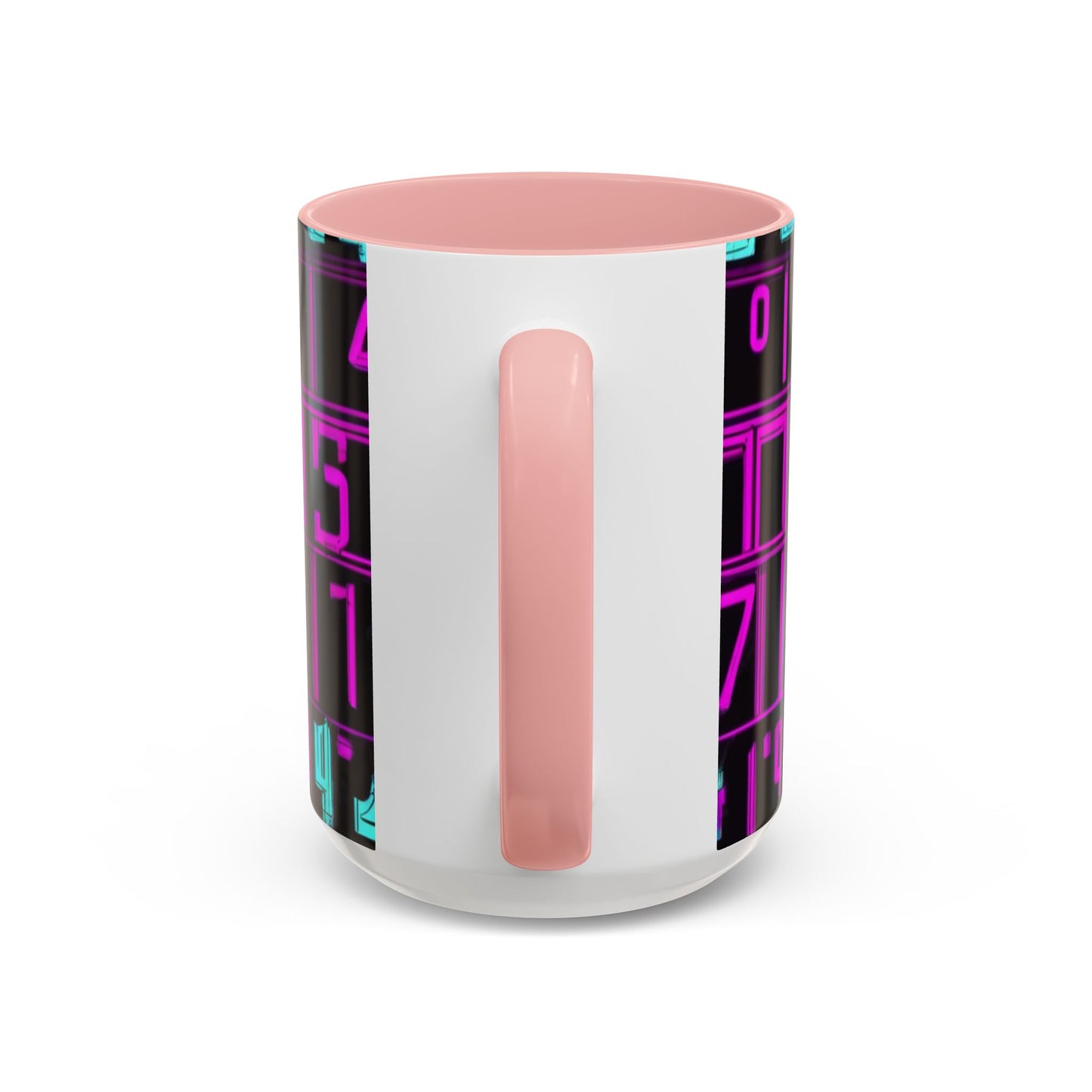 boostlete-iron-intent-pattern-plate-number-retro-0227 — Accent Mug 11oz/15oz