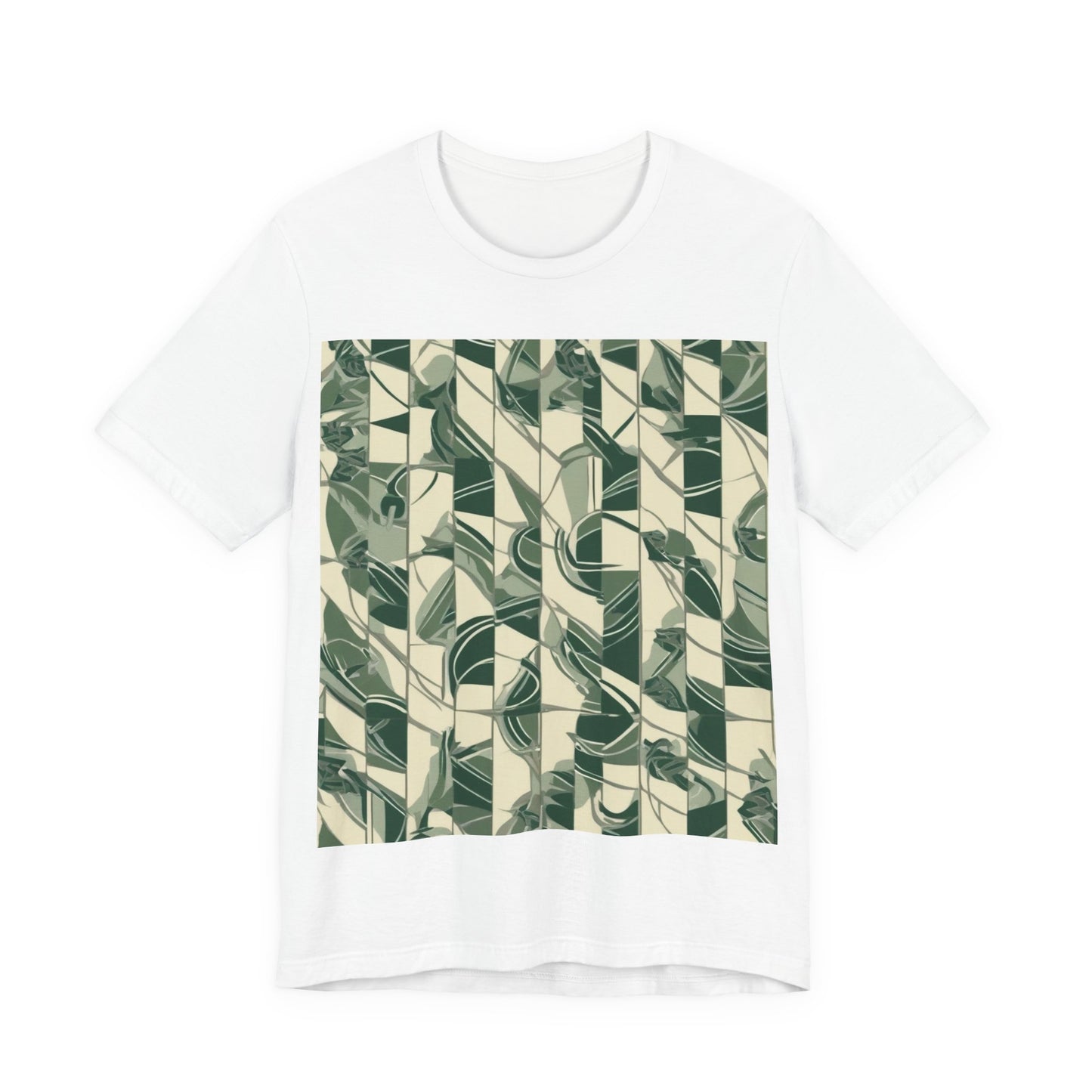 boostlete-mile-by-mile-pattern-stair-steps-athletic-0143 — Unisex Jersey Short Sleeve (B+C 3001)