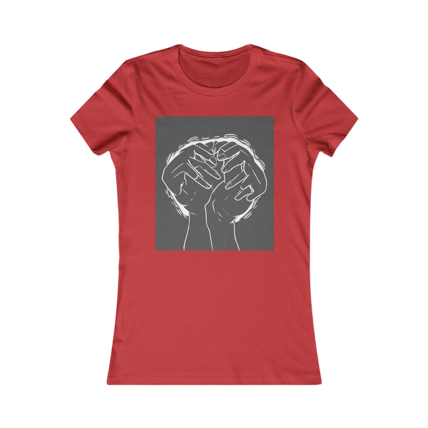 boostlete-am-crew-scene-athlete-high-modern-0308 — Women's Favorite Tee (B+C 6004)