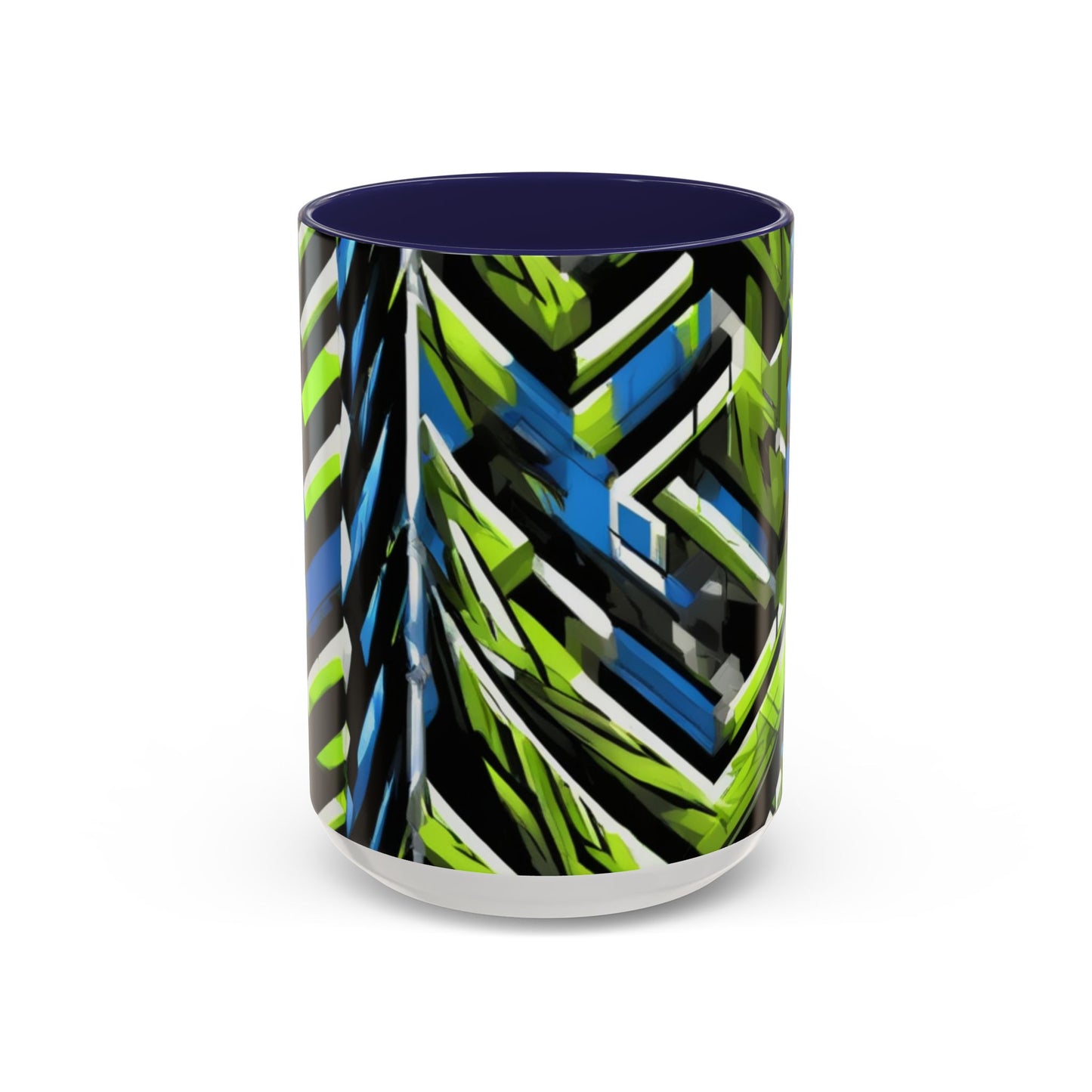 boostlete-rise-grind-pattern-chevron-isometric-0195 — Accent Mug 11oz/15oz
