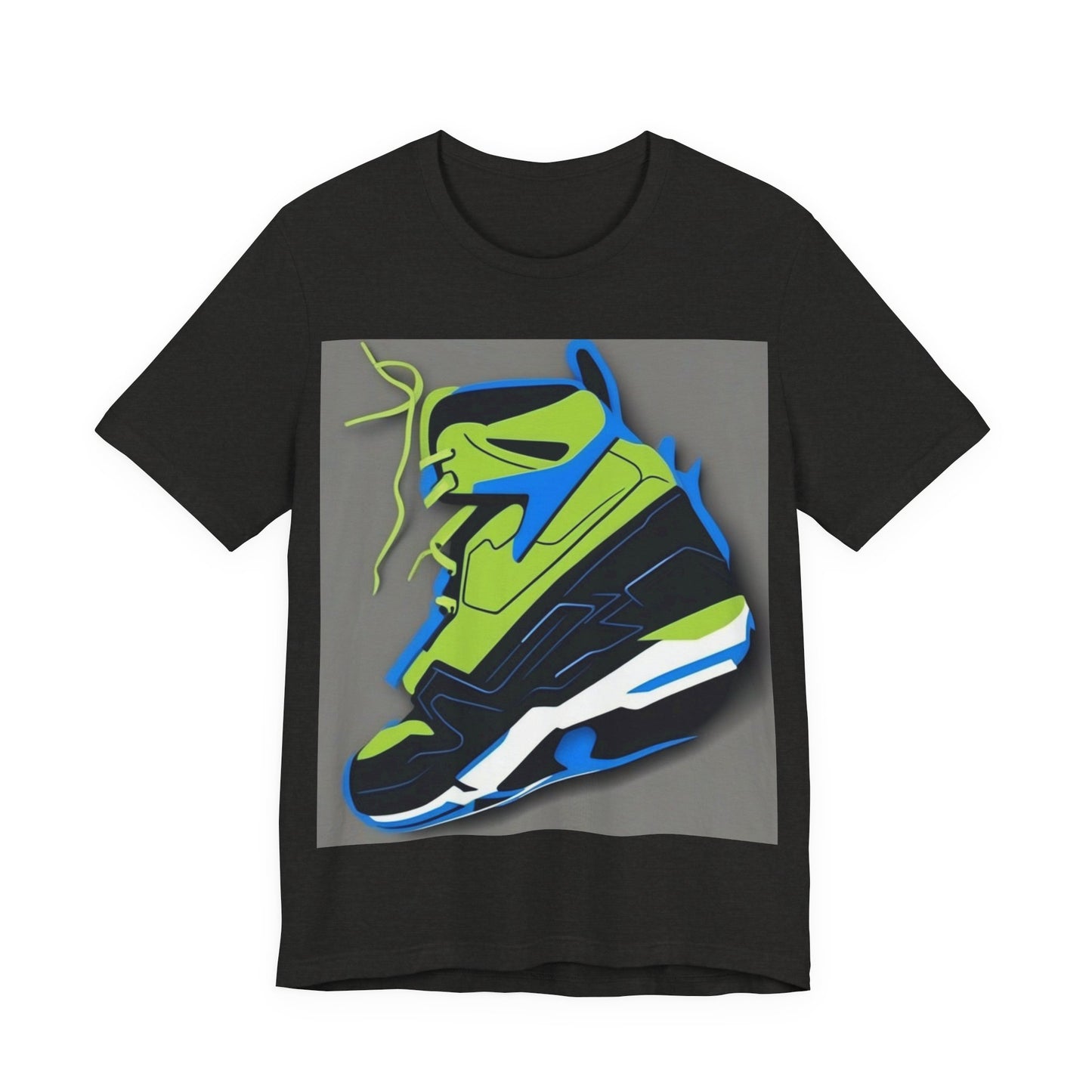 boostlete-quiet-power-icon-sneaker-duotone-paper-0066 — Unisex Jersey Short Sleeve (B+C 3001)