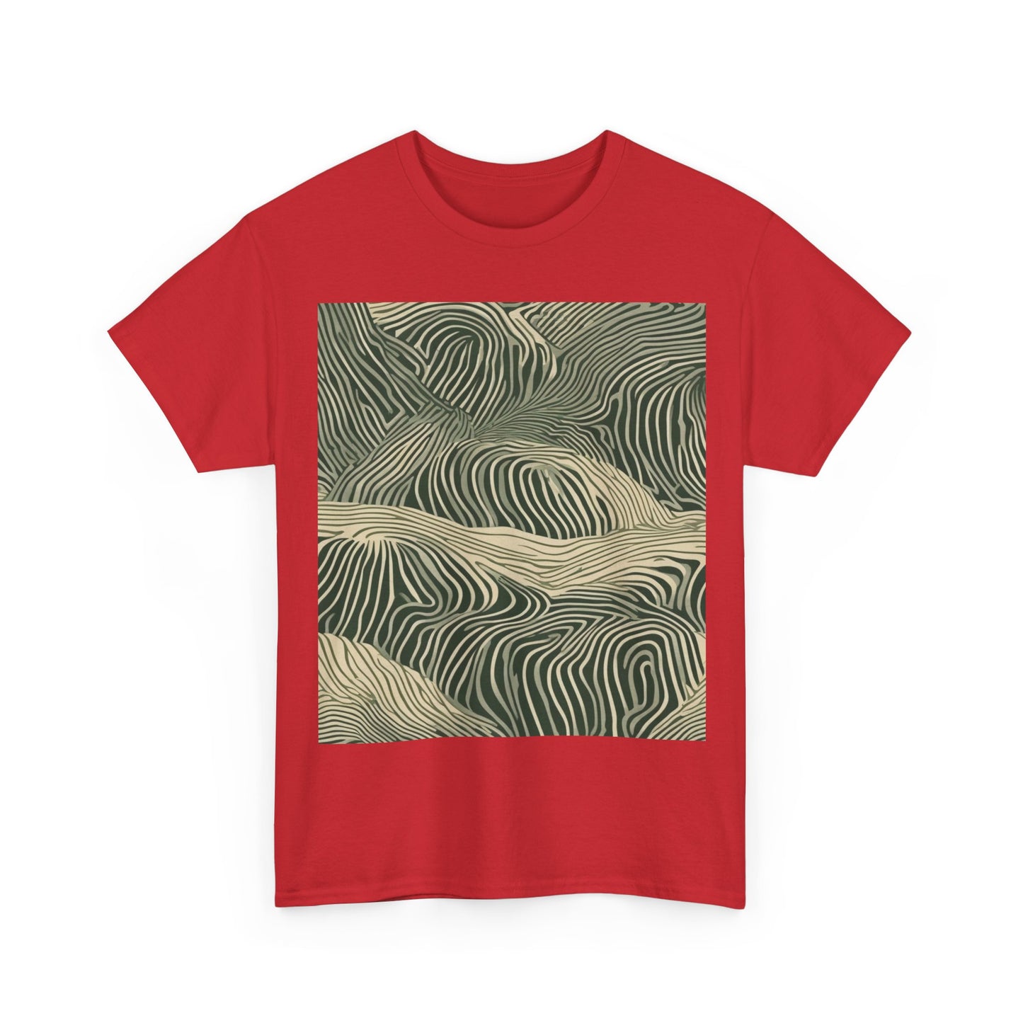boostlete-rise-grind-pattern-topographic-modern-0403 — Unisex Heavy Cotton Tee (Gildan 5000)