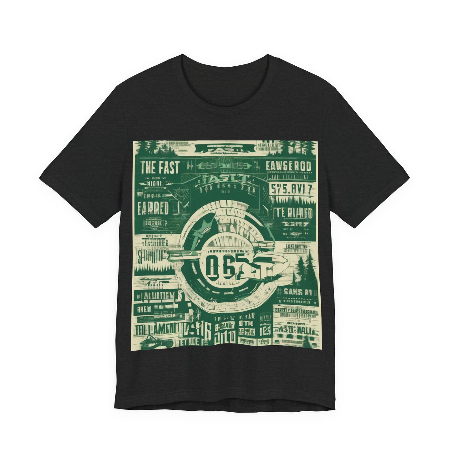 boostlete-mile-by-mile-type-fast-is-earned-big-blueprint-0041 — Unisex Jersey Short Sleeve (B+C 3001)