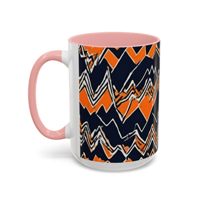 boostlete-headspace-pattern-ekg-industrial-0559 — Accent Mug 11/15oz