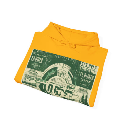 boostlete-mile-by-mile-type-fast-is-earned-big-blueprint-0041 — Unisex Heavy Blend Hooded Sweatshirt (Gildan)