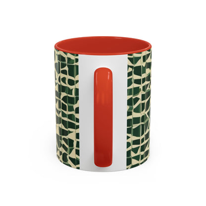 boostlete-iron-intent-pattern-plate-number-isometric-0099 — Accent Mug 11oz/15oz