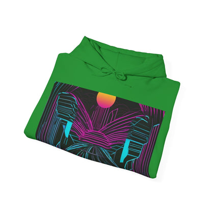 boostlete-rise-grind-icon-sunrise-motion-paper-0962 — Unisex Heavy Blend Hoodie (G18500)