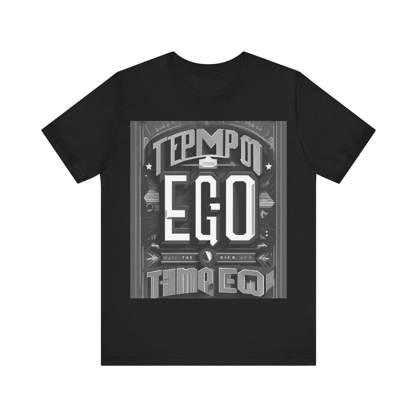 boostlete-mile-by-mile-type-tempo-over-ego-banner-modern-0093 — Unisex Jersey Short Sleeve (B+C 3001)
