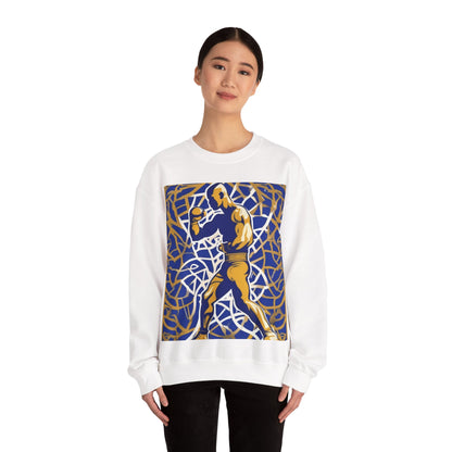 boostlete-field-day-scene-boxer-offset-paper-0776 — Unisex Heavy Blend Crewneck (G18000)