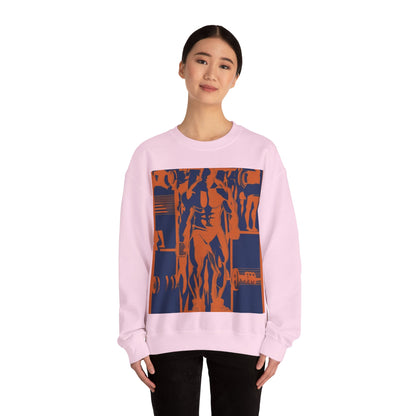 boostlete-rise-grind-scene-deadlift-3d-paper-0812 — Unisex Heavy Blend Crewneck (G18000)