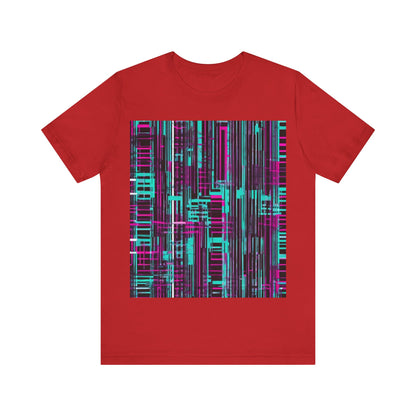 boostlete-field-day-pattern-barcode-retro-0275 — Unisex Jersey Short Sleeve (B+C 3001)