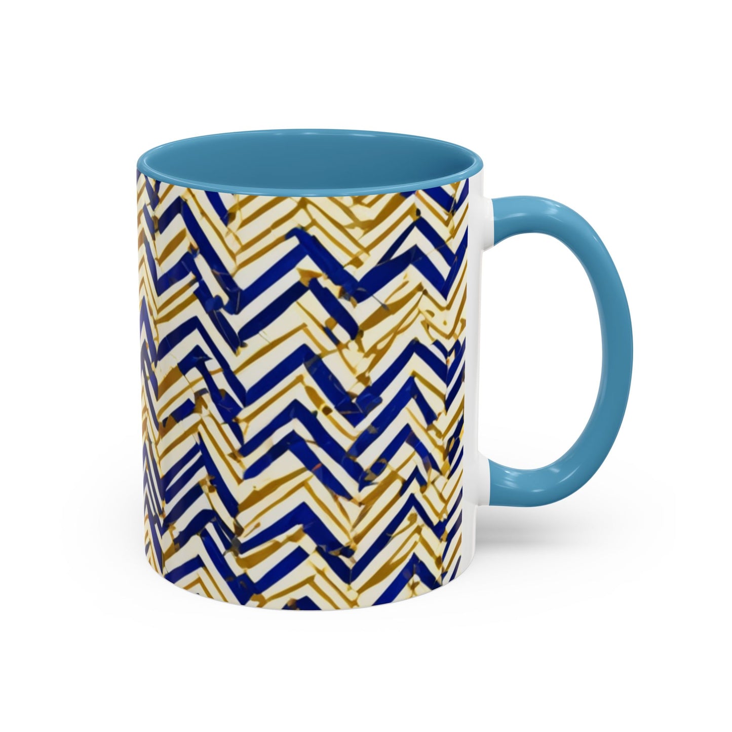 boostlete-boost-mode-pattern-ekg-line-art-0091 — Accent Mug 11oz/15oz